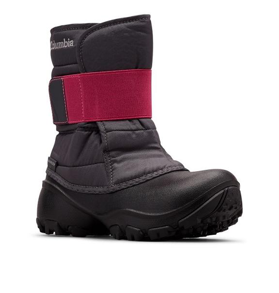 Columbia Rope Tow Boots Grey Pink For Girls NZ90625 New Zealand